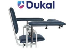 Dukal Announces New Adjustable Flip Arm for Blood Draw Chairs