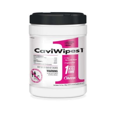  Caviwipes-1 Towelettes Alcohol Based Large 6" x 6.75" 160/Cn. - Metrex