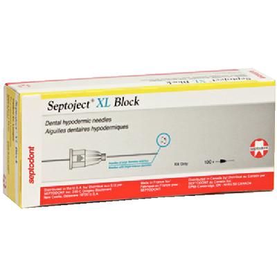 Septoject® XL Premium Sterile Dental Needles, 100/Box - Septodont