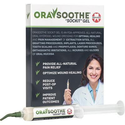 Orasoothe® “Sockit” Gel, 10 g Syringe - Septodont