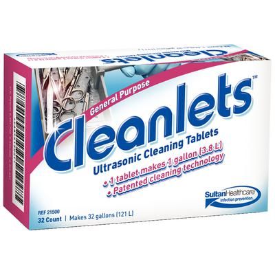 Cleanlets™ General Purpose Instrument Cleaning Tablets, 32/Pkg - Sultan Healthcare