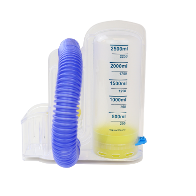 Volumetric Incentive Spirometer 2500ml PEF Measures - Dynarex