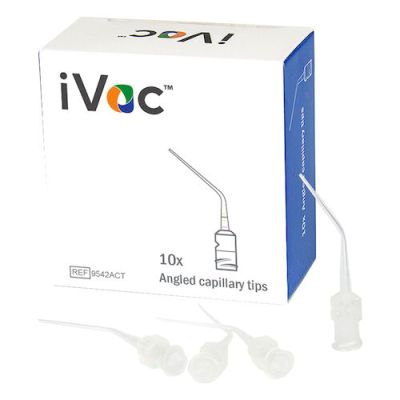 iVac™ Angled capillary tip, 10/pk - Pac-Dent