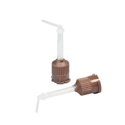 HP Short Mixing Tips Brown Flat End 1:1 w/ X-Fine Intra Oral Tips For Core Build Up 30/pk.