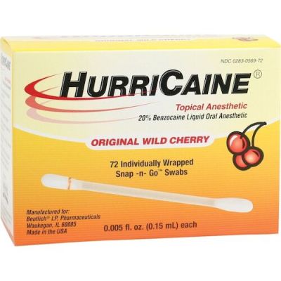 Hurricaine® Topical Anesthetic Snap-n-Go™ Swabs - Beutlich LP 