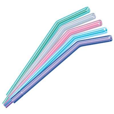 Neon 3 Way Air Water Syringe Tips, Assorted 5 Neon Colors  250/pk. -AmeriCan Goods 