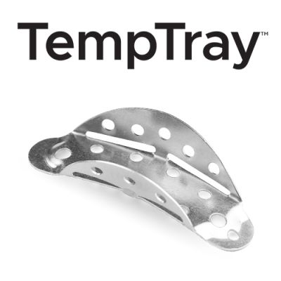 Aluminum Temp Trays, Posterior, 50/pk - PacDent 