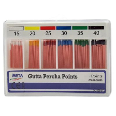 Gutta Percha Points Standard, 120/pk - Meta 