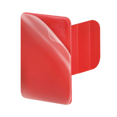 Disposable Adhesive Bite Tab Holders, Universal Red, 50/Pk - PacDent 