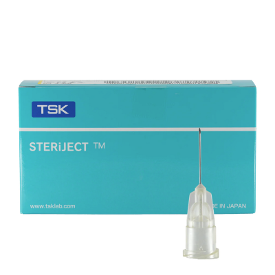TSK Steriject Dermatology Hypodermic Needles, Regular Bevel 33G x ½", 100/bx 