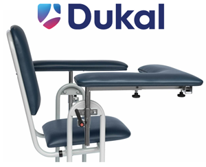 Dukal Announces New Adjustable Flip Arm for Blood Draw Chairs