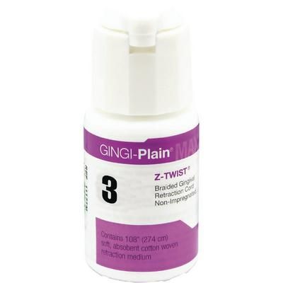 Gingi-Pak® Z-Twist™ Weave Braided Nonimpregnated Cord - Gingi-Pak
