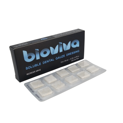 3D DENTAL TOPICAL HEMOSTATIC GAUZE DRESSING - BIOVIVA 