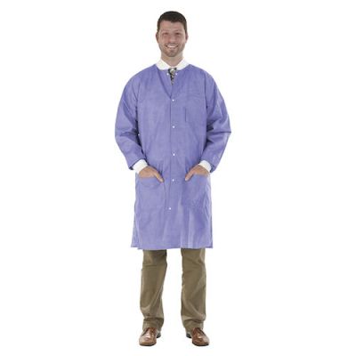 Plum Purple SafeWear High Performance Lab Coat - Medicom
