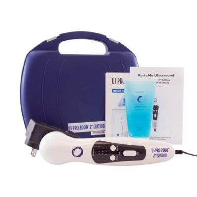 US Pro 2000 Professional Ultrasound Portable Therapy Unit Ultrasound Gel, AC/DC