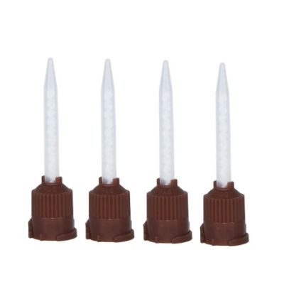 HP Short Mixing Tips Brown Tapered End 1:1 For Temporary Cement 30/pk