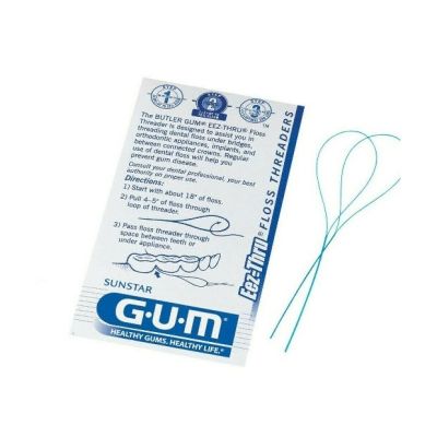GUM Eez-Thru Threaders, 500/Pkg - Sunstar Americas