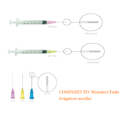 Monoject Endo Irrigation Kit 3cc w/Needle 100/pk - AmeriCan Goods