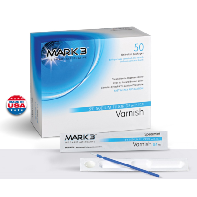 Varnish 5% Sodium Fluoride w/ TCP - MARK3